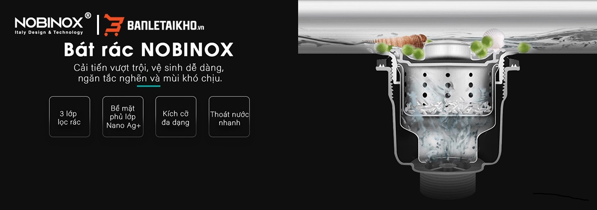 Bát Rác Cải Tiến Của Chậu Rửa Bát