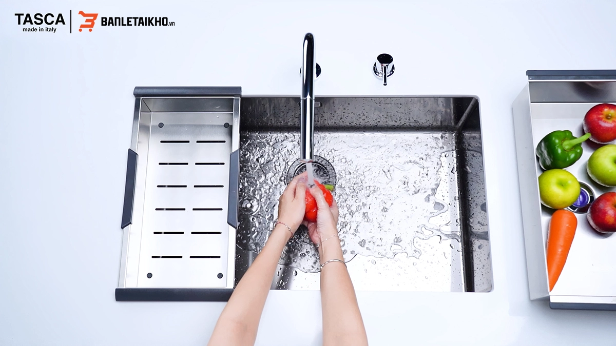 Chậu Rửa Bát 1 Hố CANOVA NT600B - MADE IN ITALY