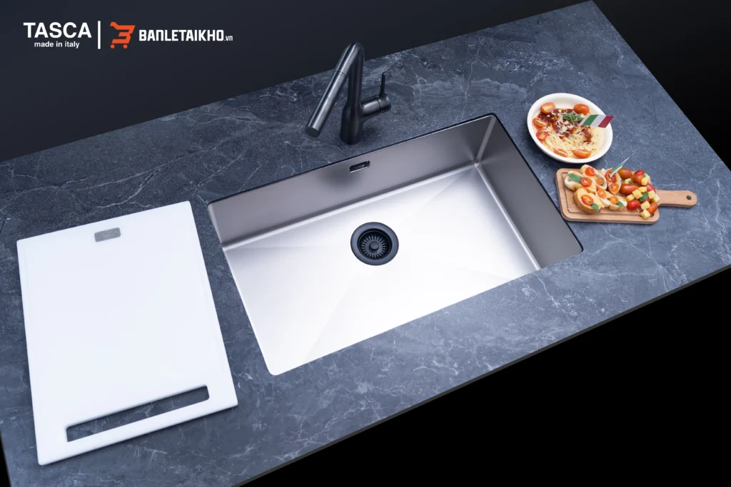 Chậu Rửa Bát 1 Hố DURIX NT622N - MADE IN ITALY