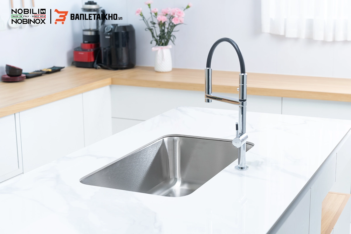 Chậu Rửa Bát 1 Hố Nobinox PURA NT622U – Tinh Tế và Công Năng Vượt Trội