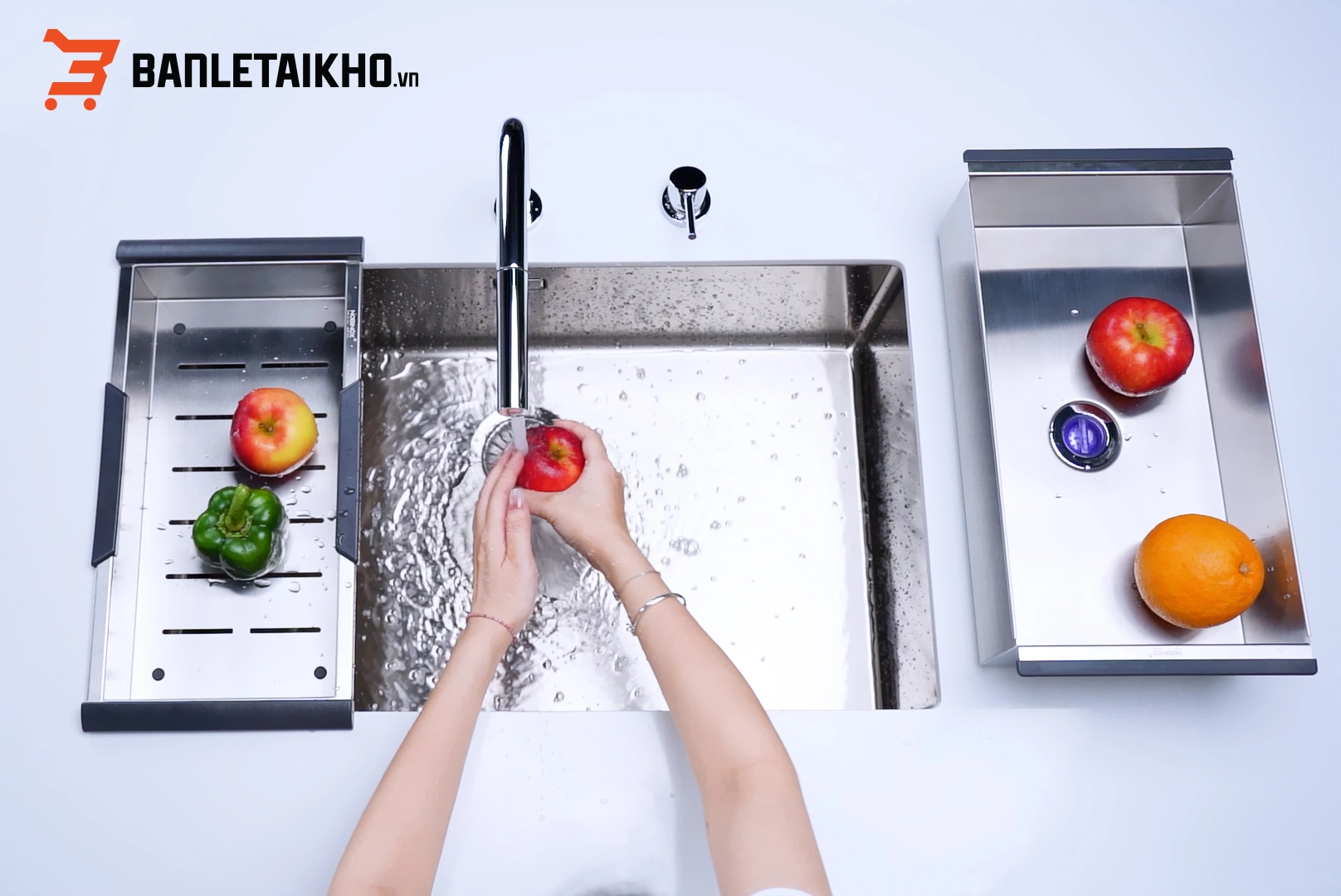 Chậu Rửa Bát 1 Hố PURA NT670U - MADE IN ITALY