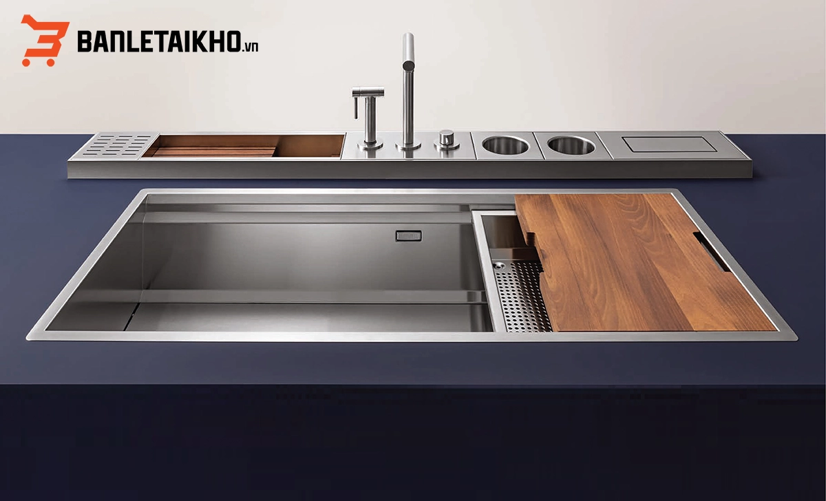 Chậu Rửa Bát 1 Hố STEP NT644U - MADE IN ITALY