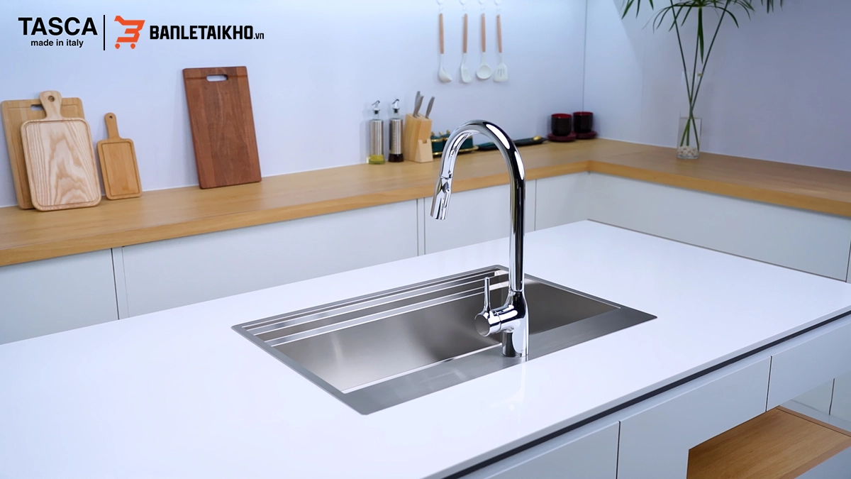 Chậu Rửa Bát 1 Hố STEP NT651T - MADE IN ITALY