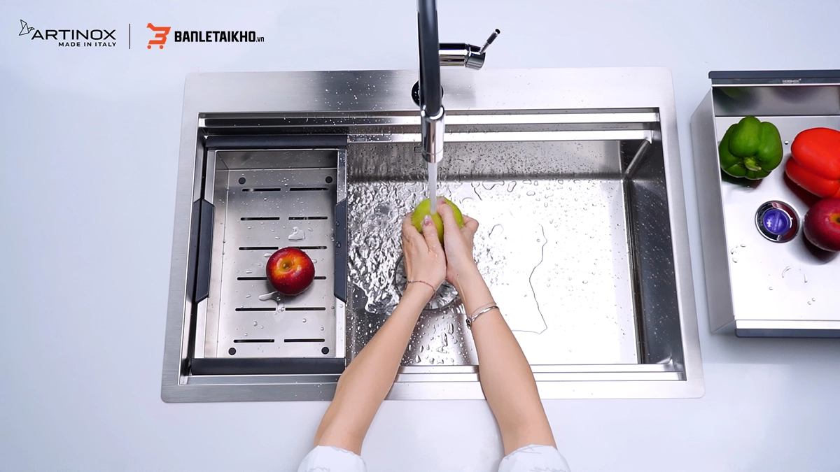 Chậu Rửa Bát 1 Hố TITANIUM NA805T - MADE IN ITALY