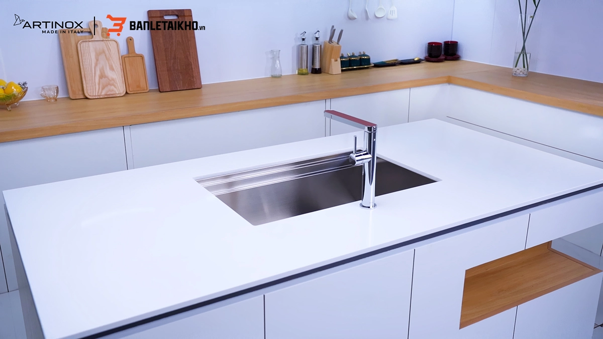 Chậu Rửa Bát 1 Hố TITANIUM NA875U - MADE IN ITALY