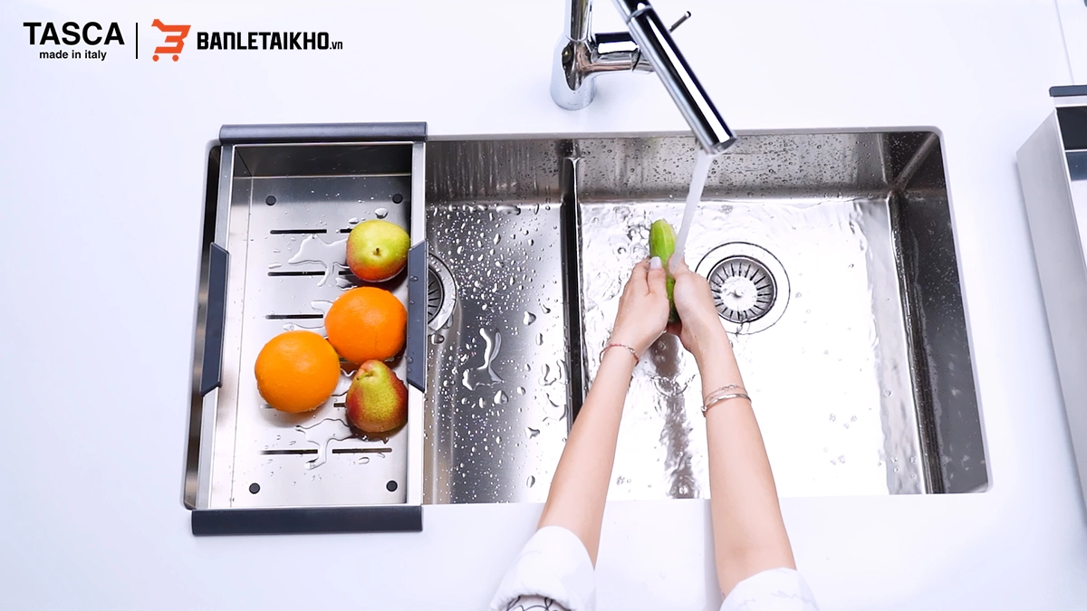 Chậu Rửa Bát 2 Hố ICON NT642U - MADE IN ITALY