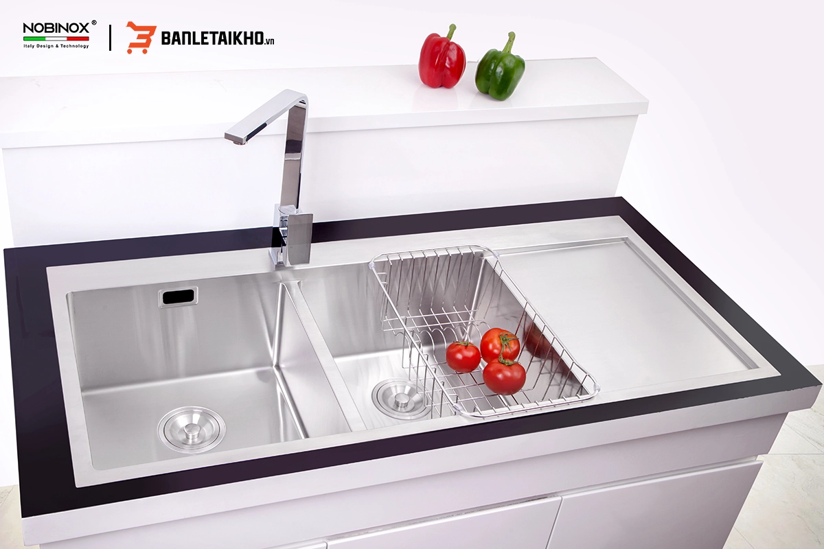 Chậu Rửa Bát 2 Hố LIKEN NL749 - MADE IN ITALY