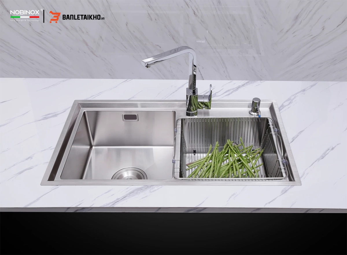 Chậu Rửa Bát 2 Hố LIKEN NL786 - MADE IN ITALY