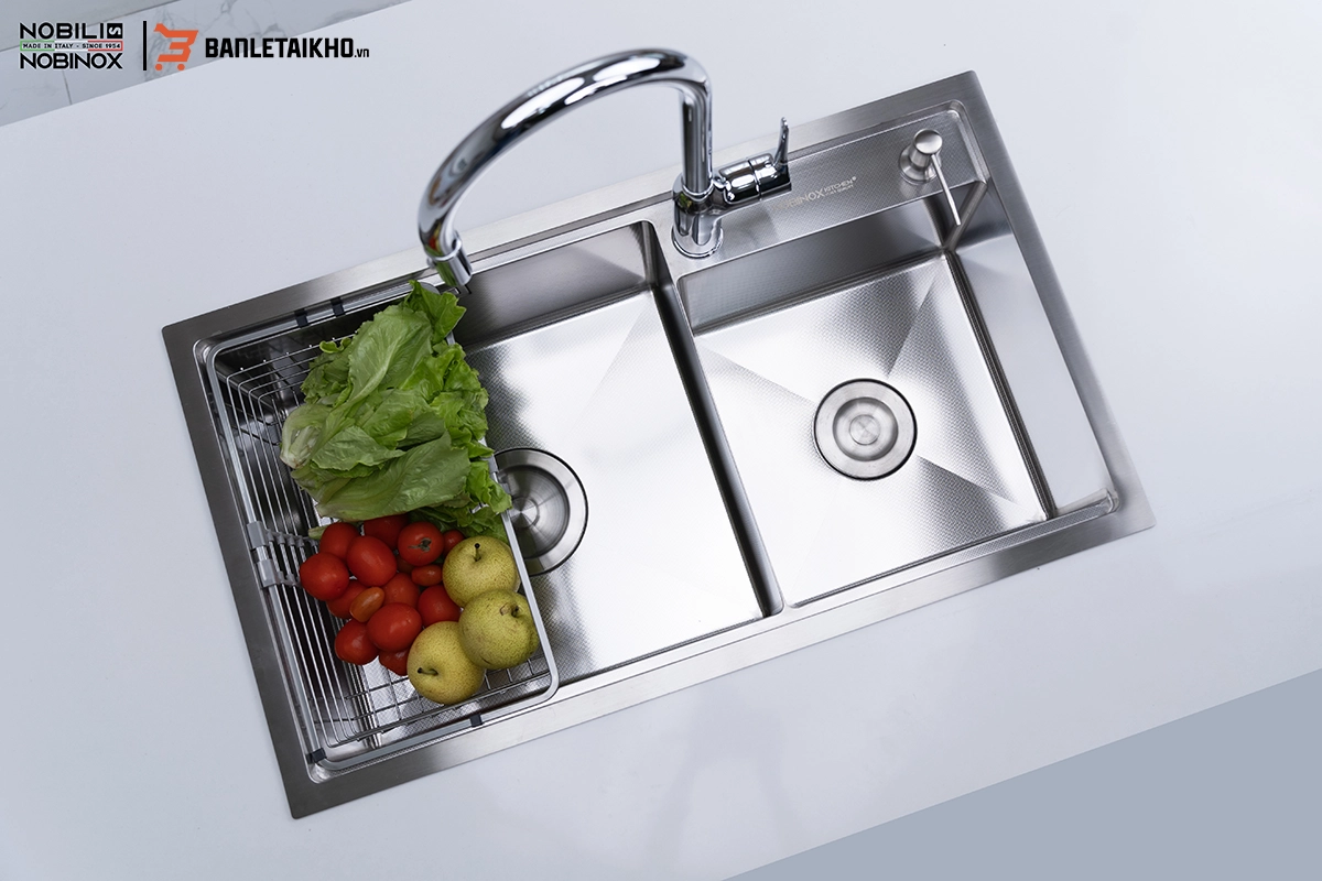 Chậu Rửa Bát 2 Hố LUMIA NJ507D - MADE IN ITALY