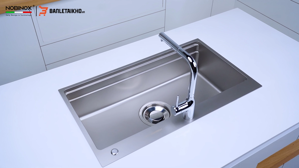 Công Nghệ Chậu Rửa Bát 1 Hố LIRA NJ564D