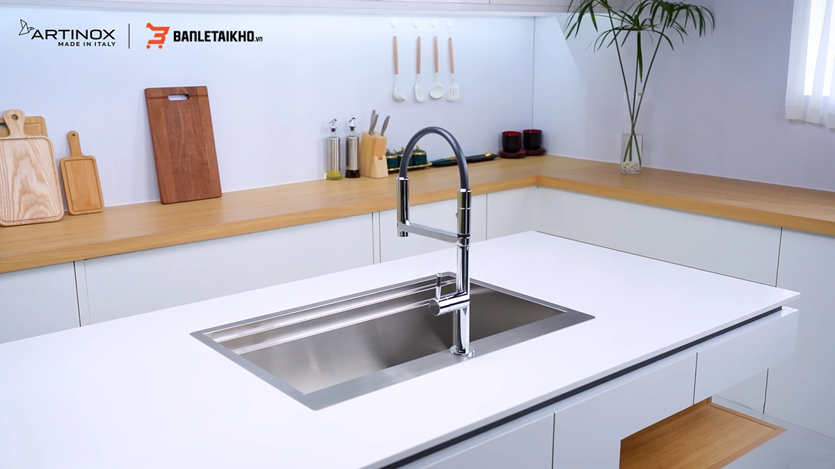 Điểm Nổi Bật Chậu Rửa Bát 1 Hố ARTINOX TITANIUM NA805T