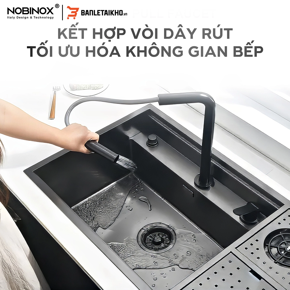 Điểm Nổi Bật Chậu Rửa Bát 1 Hố LUMIA NJ510B