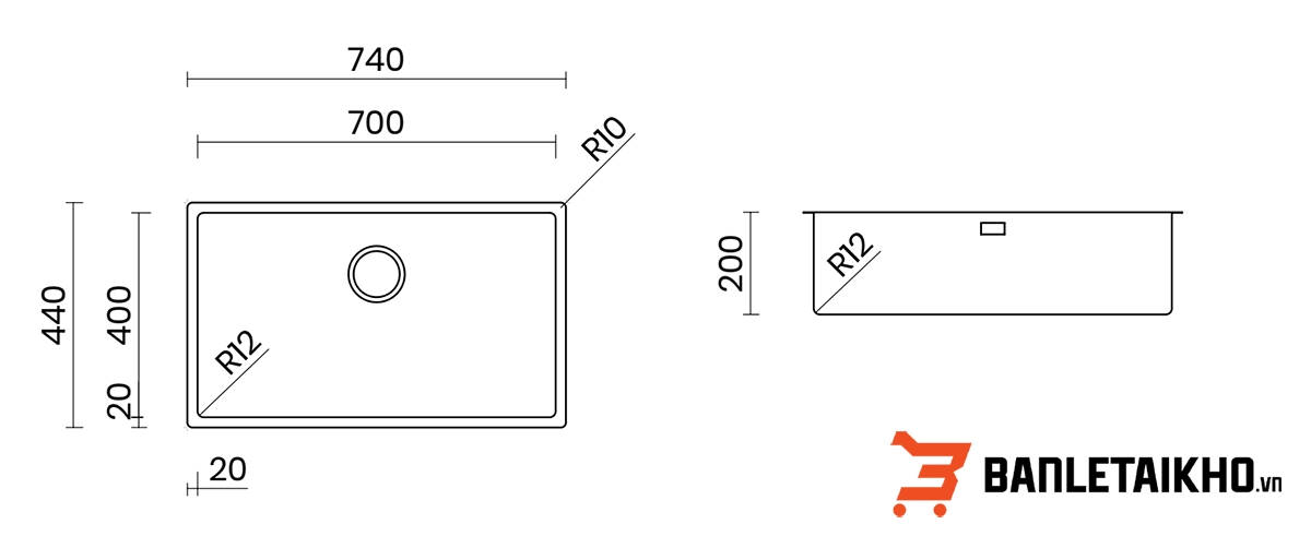 Hướng Dẫn Lắp Đặt Chậu Rửa Bát 1 Hố CANOVA NT600B