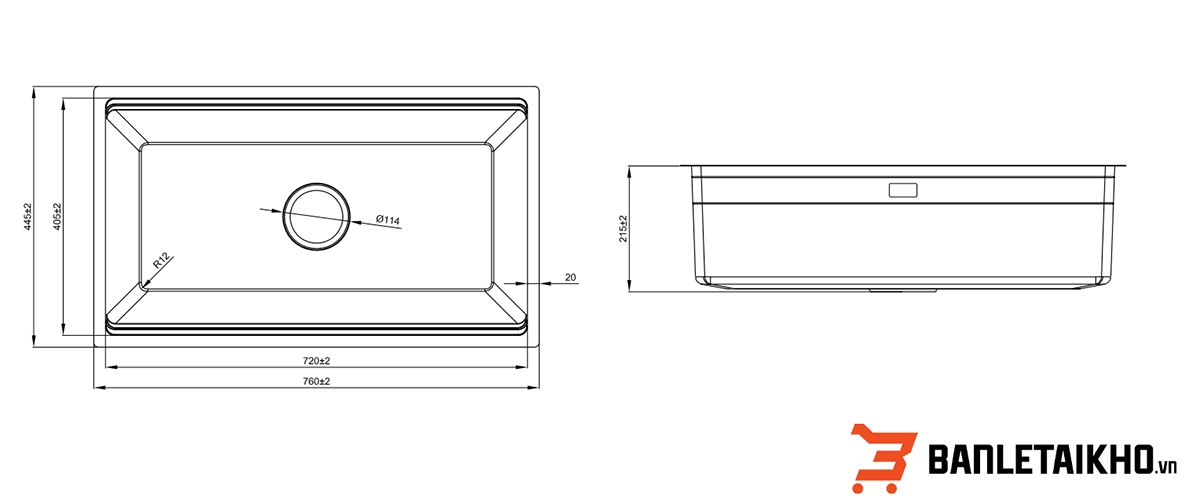 Hướng Dẫn Lắp Đặt Chậu Rửa Bát 1 Hố LIRA NJ562D