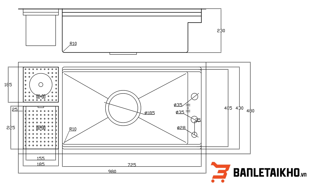 Hướng Dẫn Lắp Đặt Chậu Rửa Bát 1 Hố LUMIA NJ511B