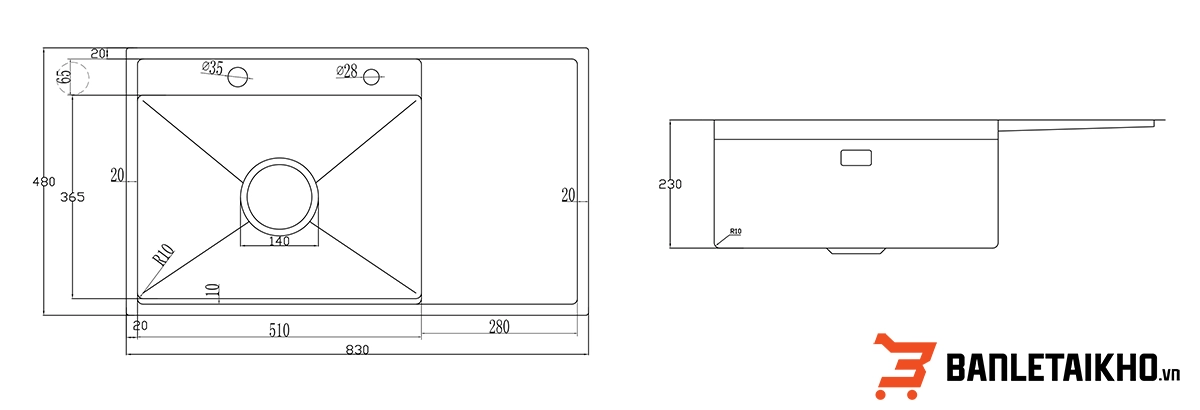 Hướng Dẫn Lắp Đặt Chậu Rửa Bát 1 Hố LUMIA NJ558B