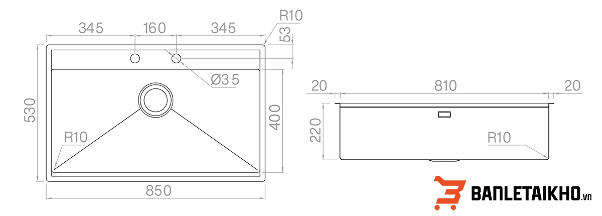 Hướng Dẫn Lắp Đặt Chậu Rửa Bát 1 Hố NEWGO NA830