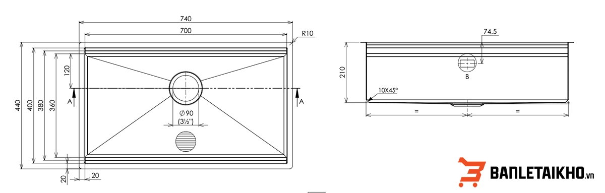 Hướng Dẫn Lắp Đặt Chậu Rửa Bát 1 Hố STEP NT644U