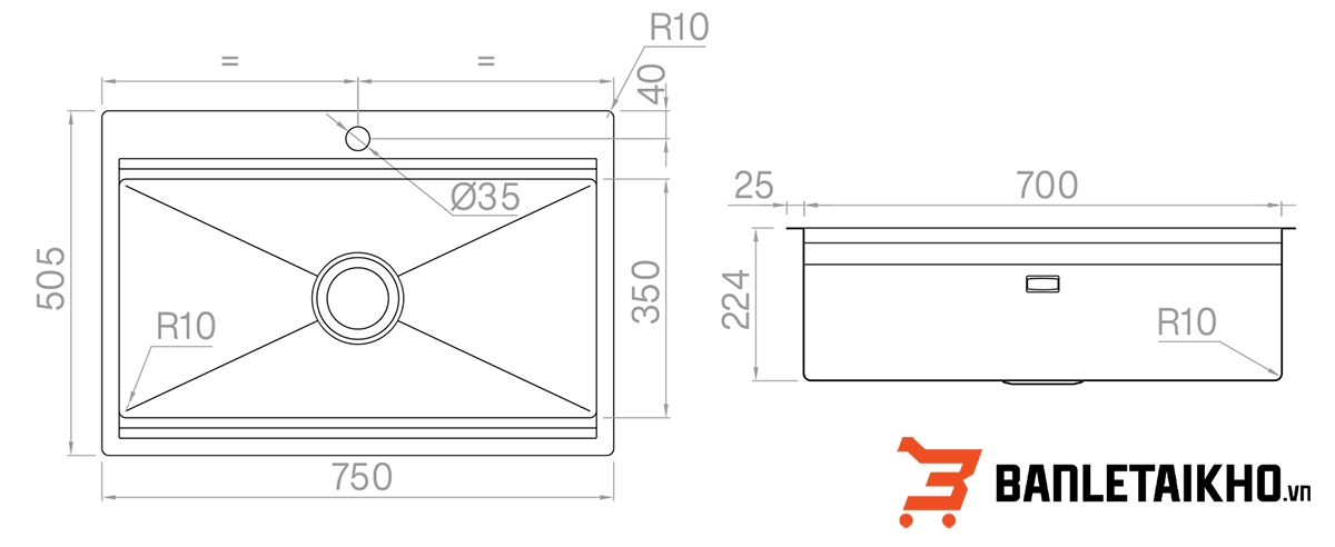 Hướng Dẫn Lắp Đặt Chậu Rửa Bát 1 Hố TITANIUM NA805T