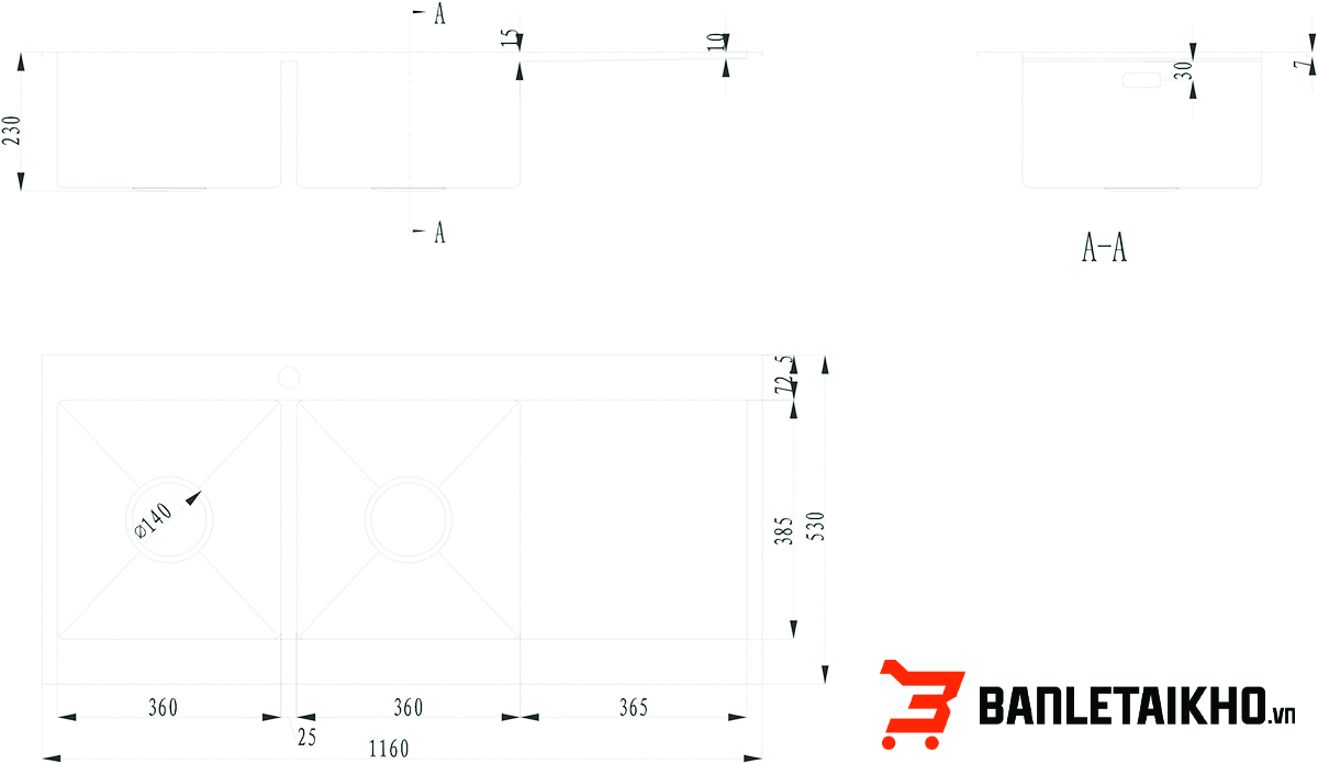 Hướng Dẫn Lắp Đặt Chậu Rửa Bát 2 Hố LIKEN NL749