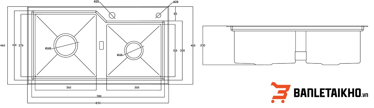 Hướng Dẫn Lắp Đặt Chậu Rửa Bát 2 Hố LUMIA NJ512