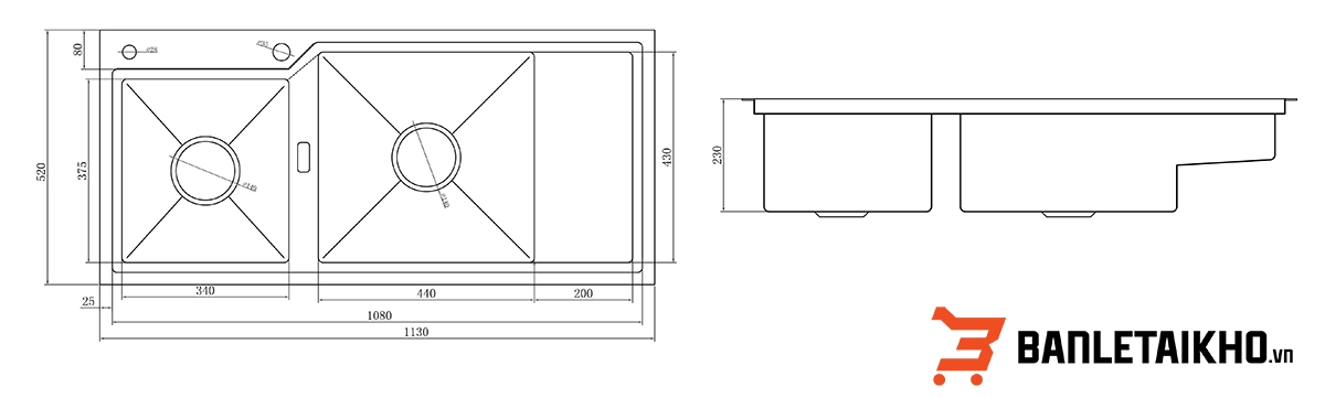 Hướng Dẫn Lắp Đặt Chậu Rửa Bát 2 Hố RAZIA NJ575