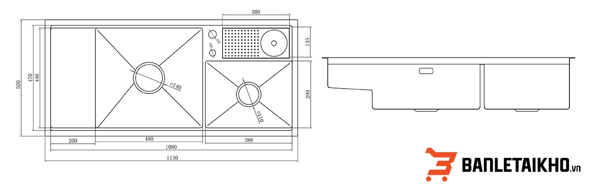 Hướng Dẫn Lắp Đặt Chậu Rửa Bát 2 Hố RAZIA NJ577