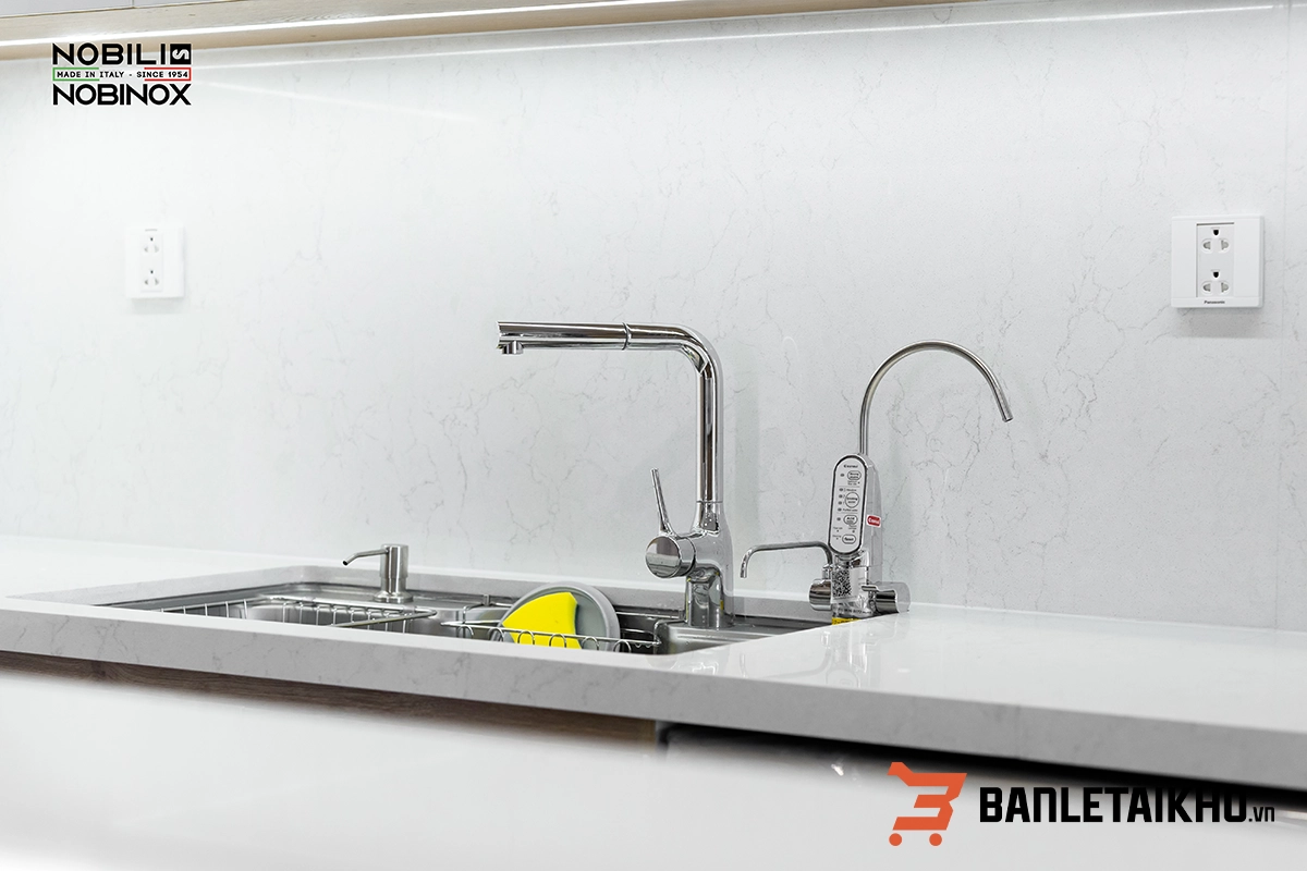 Lắp Âm Tiện Lợi - Chậu Rửa Bát 1 Hố Nobinox LIKEN NL725D