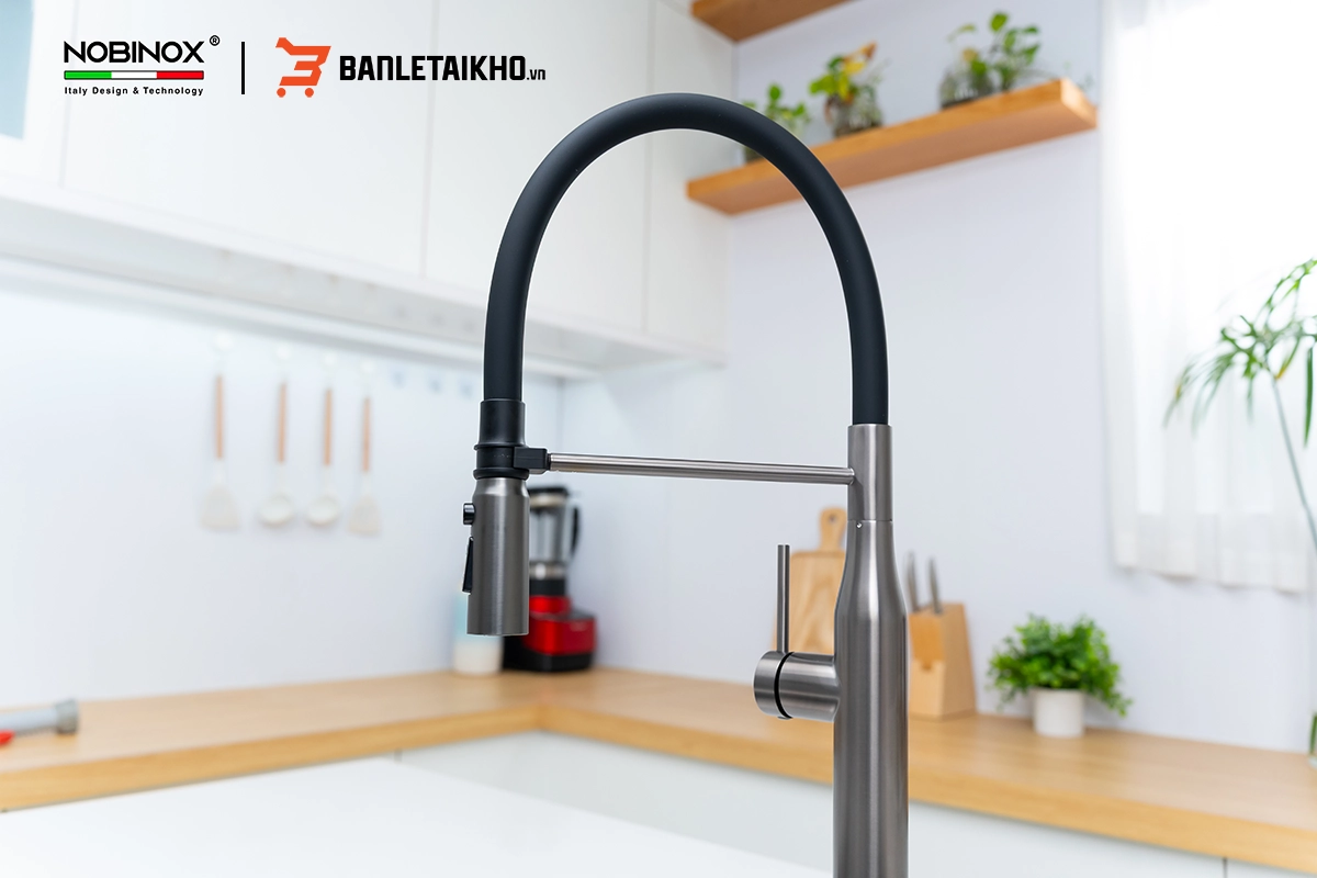 Thông Tin Về Sản Phẩm Vòi Rửa Bát Cần Mềm NOBINOX ALTO NX560