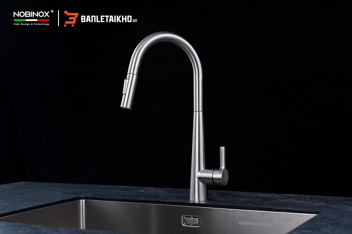 Thông Tin Về Sản Phẩm Vòi Rửa Bát Dây Rút NOBINOX WINTO NX501