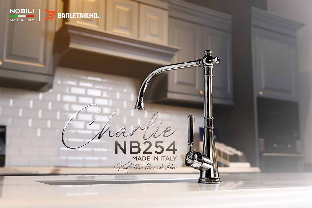 Thông Tin Về Sản Phẩm Vòi Rửa Bát Tân Cổ Điển CHARLIE NB254