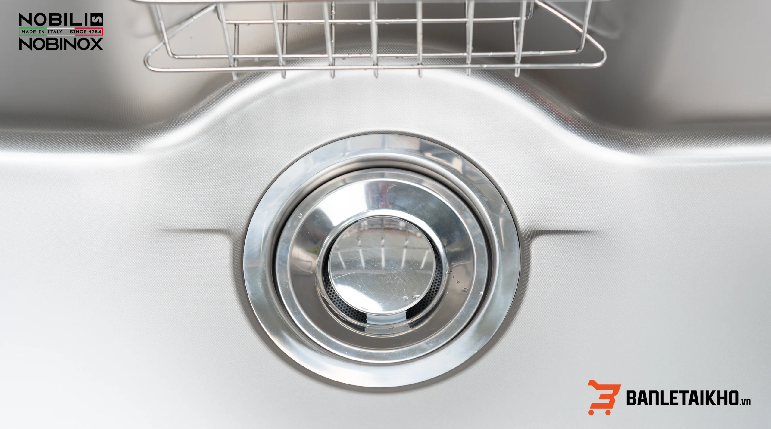 Bát rác 185mm với hệ thống 3 lớp lọc