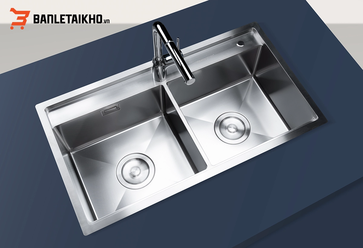 Công nghệ sản xuất chậu rửa bát 2 hố chuẩn Italy