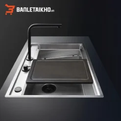 Chậu Rửa Bát 1 Hố ARTINOX NEWGO NA830 – Bồn Rửa Bát Inox Cao Cấp
