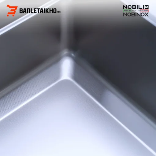 Chậu Rửa Bát 1 Hố NOBINOX LIRA NJ562D – Bồn Rửa Bát Inox Cao Cấp