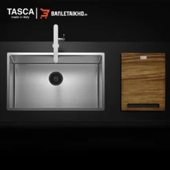 Chậu Rửa Bát 1 Hố TASCA DURIX NT622N – Bồn Rửa Bát Inox Cao Cấp