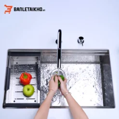 Chậu Rửa Bát 1 Hố TASCA STEP NT644U – Bồn Rửa Bát Inox Cao Cấp