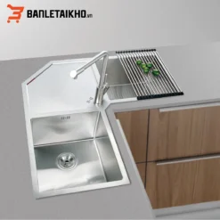 Chậu Rửa Bát 2 Hố NOBINOX LIKEN NL700 – Bồn Rửa Bát Inox Cao Cấp