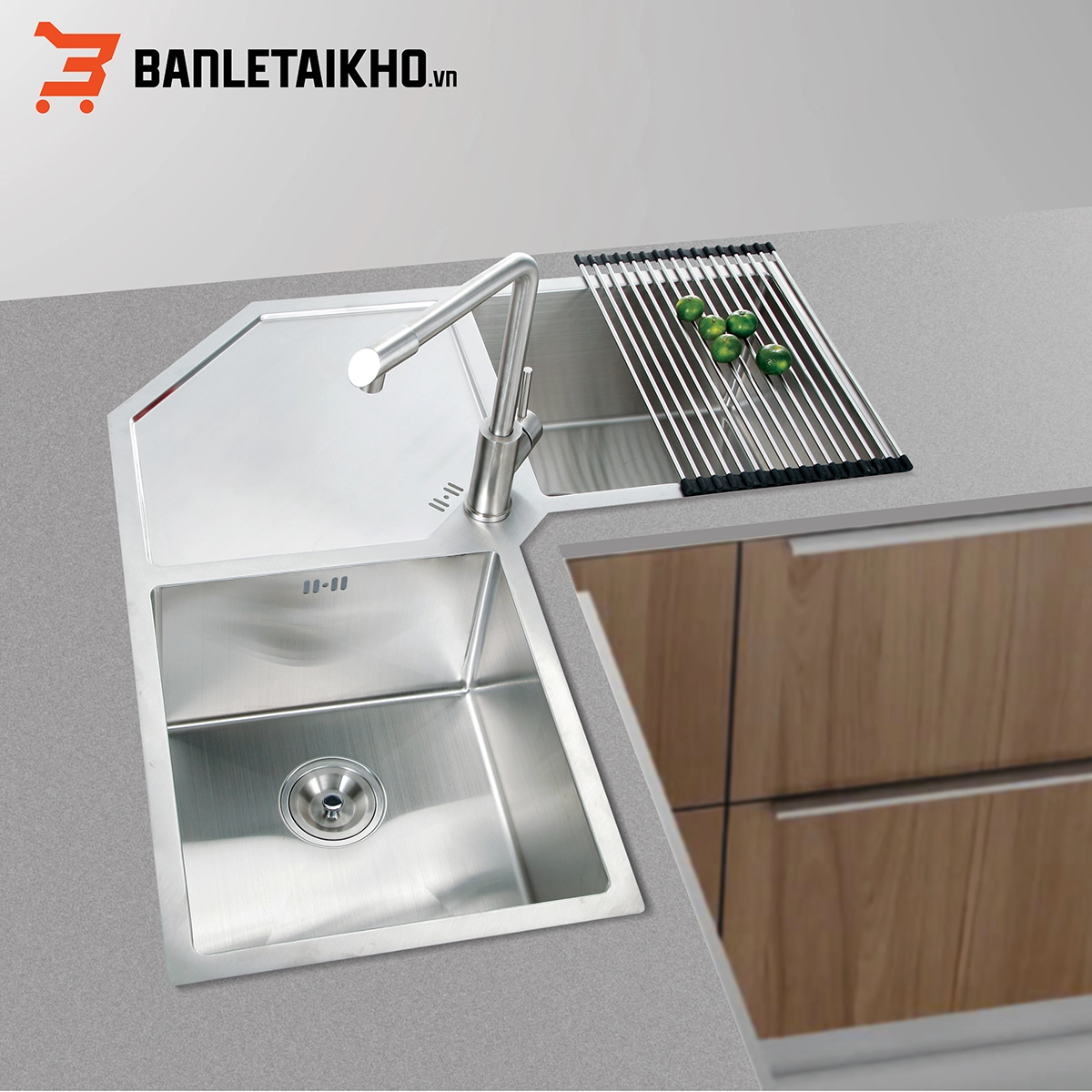 Chậu Rửa Bát 2 Hố NOBINOX LIKEN NL700 – Bồn Rửa Bát Inox Cao Cấp Chậu Rửa Bát 2 Hố NOBINOX LIKEN NL700 – Bồn Rửa Bát Inox Cao Cấp