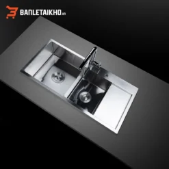 Chậu Rửa Bát 2 Hố NOBINOX LIKEN NL746 – Bồn Rửa Bát Inox Cao Cấp
