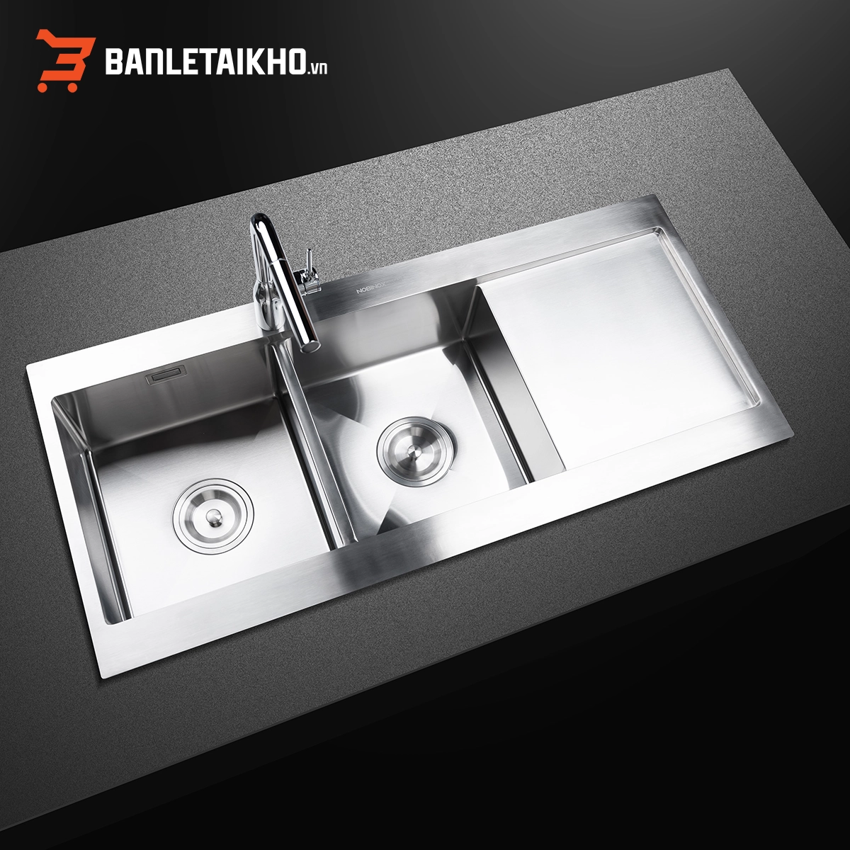 Chậu Rửa Bát 2 Hố NOBINOX LIKEN NL749 – Bồn Rửa Bát Inox Cao Cấp Chậu Rửa Bát 2 Hố NOBINOX LIKEN NL749 – Bồn Rửa Bát Inox Cao Cấp