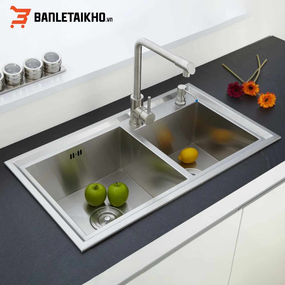 Chậu Rửa Bát 2 Hố NOBINOX LIKEN NL786 – Bồn Rửa Bát Inox Cao Cấp Chậu Rửa Bát 2 Hố NOBINOX LIKEN NL786 – Bồn Rửa Bát Inox Cao Cấp
