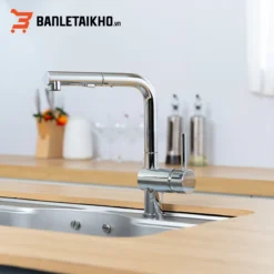 Vòi Rửa Bát Dây Rút NOBINOX BIANCO NX600