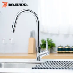 Vòi Rửa Bát Dây Rút NOBINOX LOFT NX533