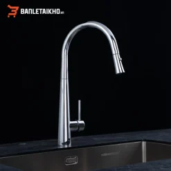 Vòi Rửa Bát Dây Rút NOBINOX LOTUS 640