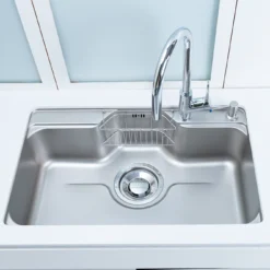 Chậu rửa bát Nobinox Liken NL725D giúp bếp nhà bạn gọn gàng hơn.