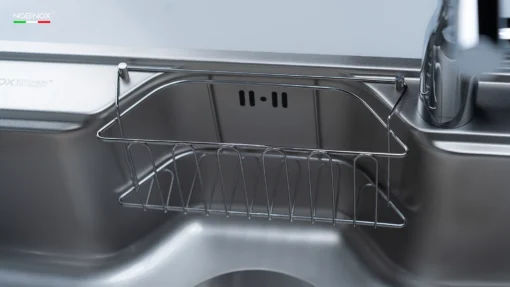 Bồn rửa chén Nobinox Liken NL725D bề mặt mịn màng, dễ lau chùi.
