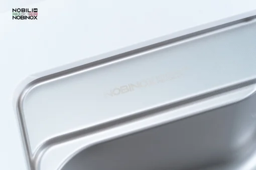 Bồn rửa chén 1 hố Nobinox Liken NL725D cho không gian bếp nhỏ.