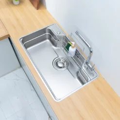 Chậu rửa bát 1 hố Nobinox Liken NL792D giúp căn bếp thêm hiện đại.