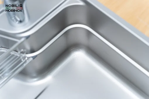 Bồn rửa chén Nobinox Liken NL792D có khả năng chống trầy xước tuyệt vời.